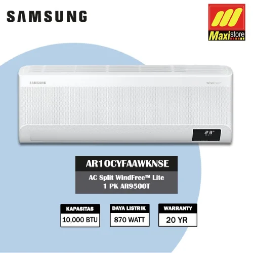 AC Samsung Wall Mounted Split Inverter Digital WindFree Lite 1 PK – AR10CYFAAWKNSE