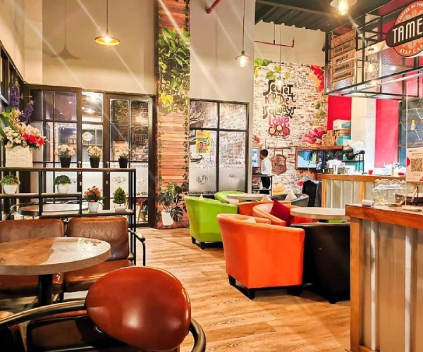 Kafe Hits jabodetabek TAMELO Atap Cafe