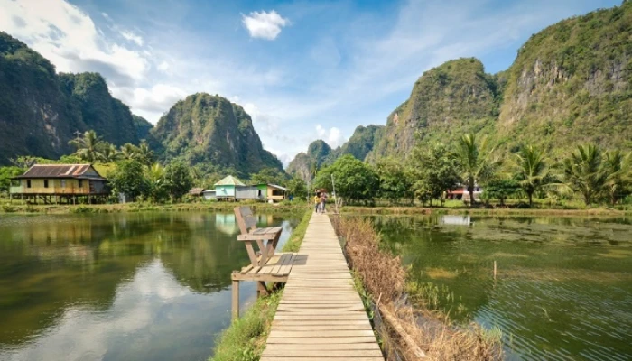 tempat wisata makassar Rammang-Rammang