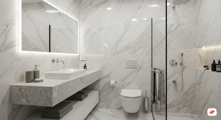 Kamar Mandi Mewah Minimalis