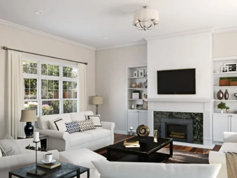 Rumah warna cat adem minimalist putih (1)