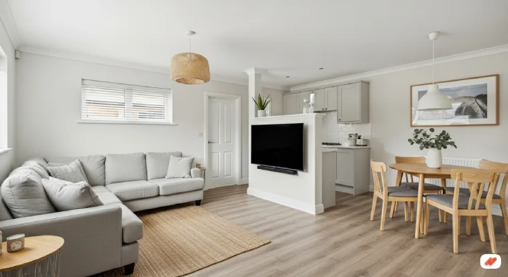 desain Ruang TV Kecil Open Space