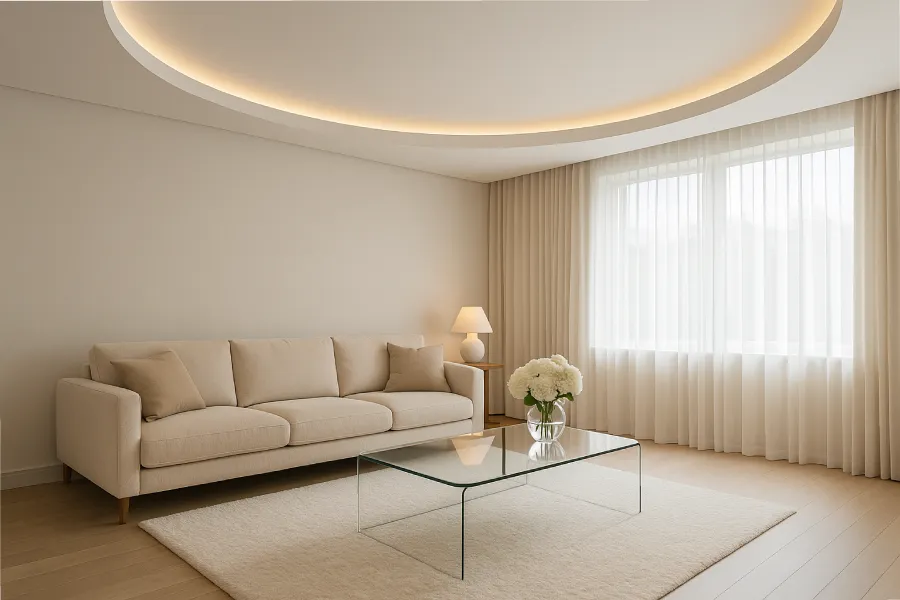 Plafon Bundar Elegan