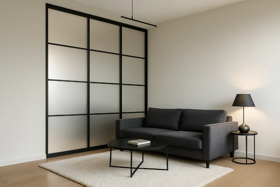Sekat Panel Hitam