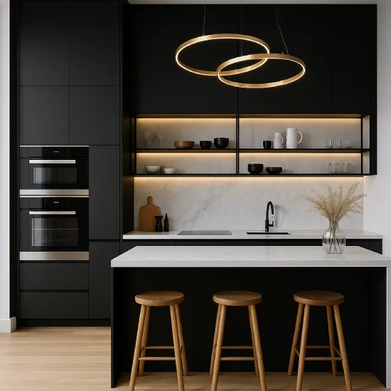 dekorasi dapur minimalis Hiasan Lampu Artistik