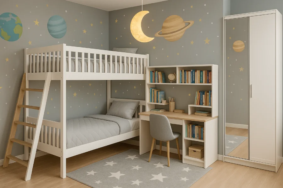 desain Kamar Anak Minimalis Astronomi