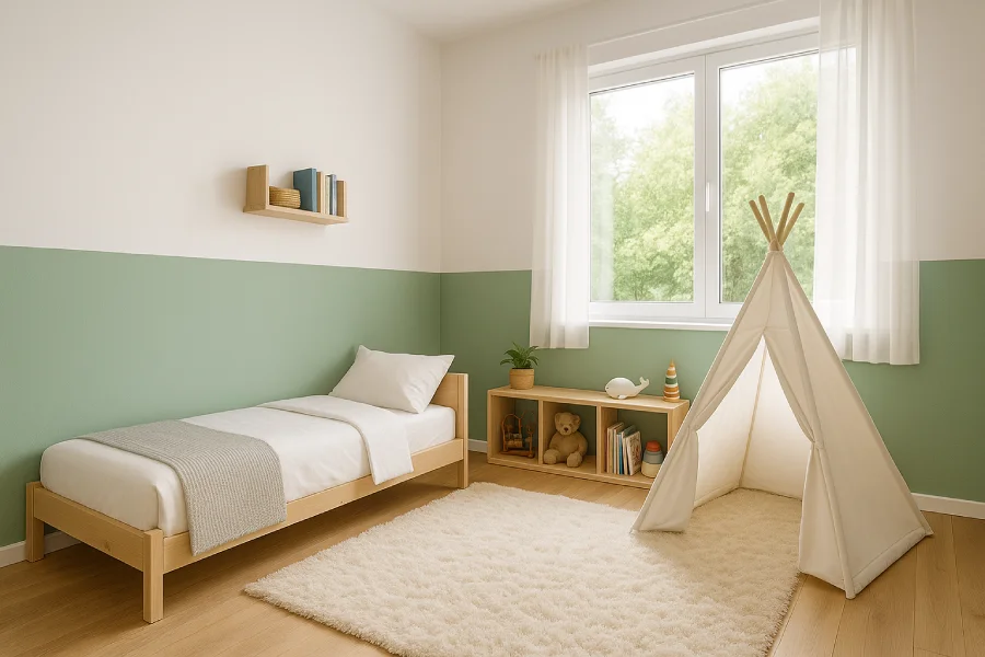 desain Kamar Anak dengan Area Bermain Indoor