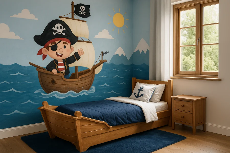gambar Kamar Bajak Laut Ceria