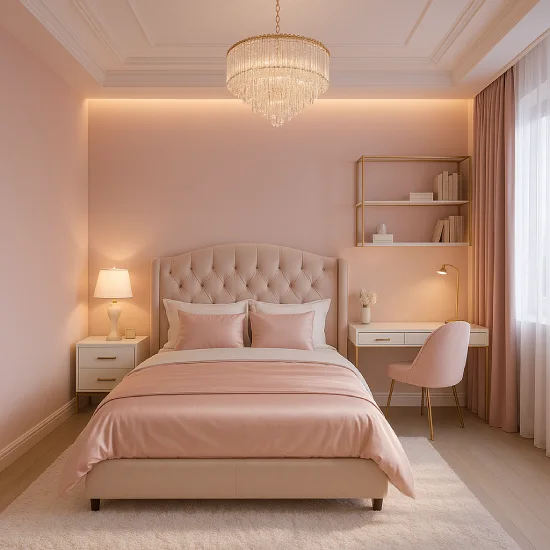 kamar anak perempuan mewah Modern Princess