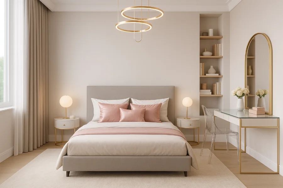 kamar anak perempuan mewah Soft Glam