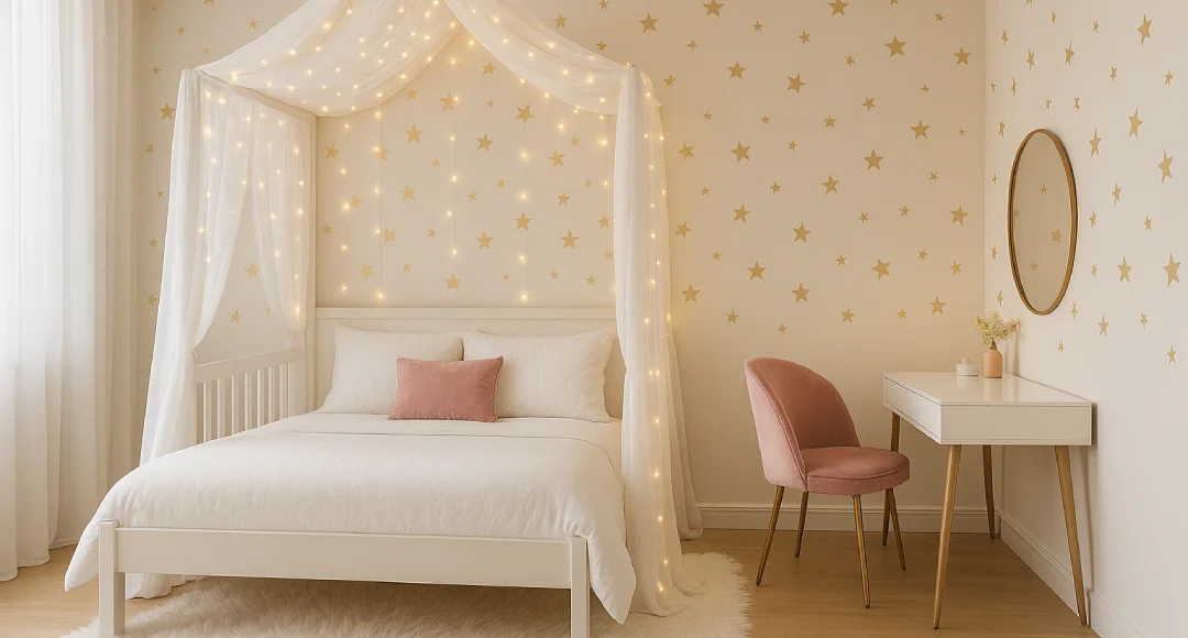 kamar anak perempuan mewah aesthetic