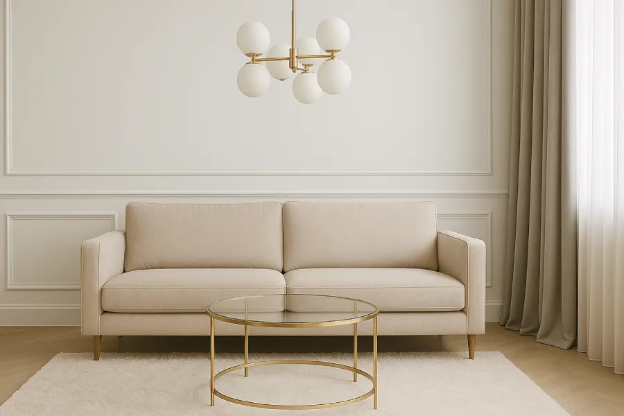 desain ruang keluarga minimalis Simpel Modern