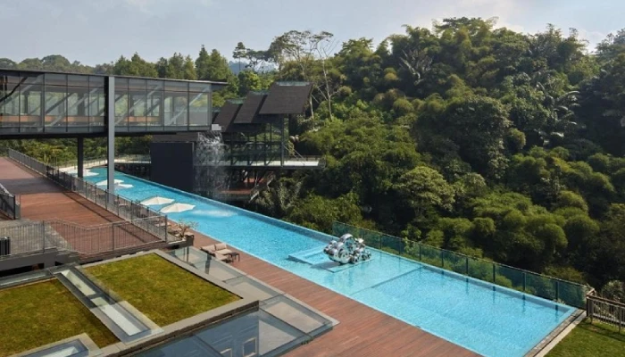 The Gaia Hotel Bandung Heated Infinity Pool