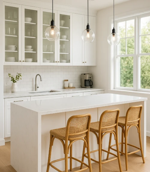 desain dapur minimalis mini bar Mini Bar Terang