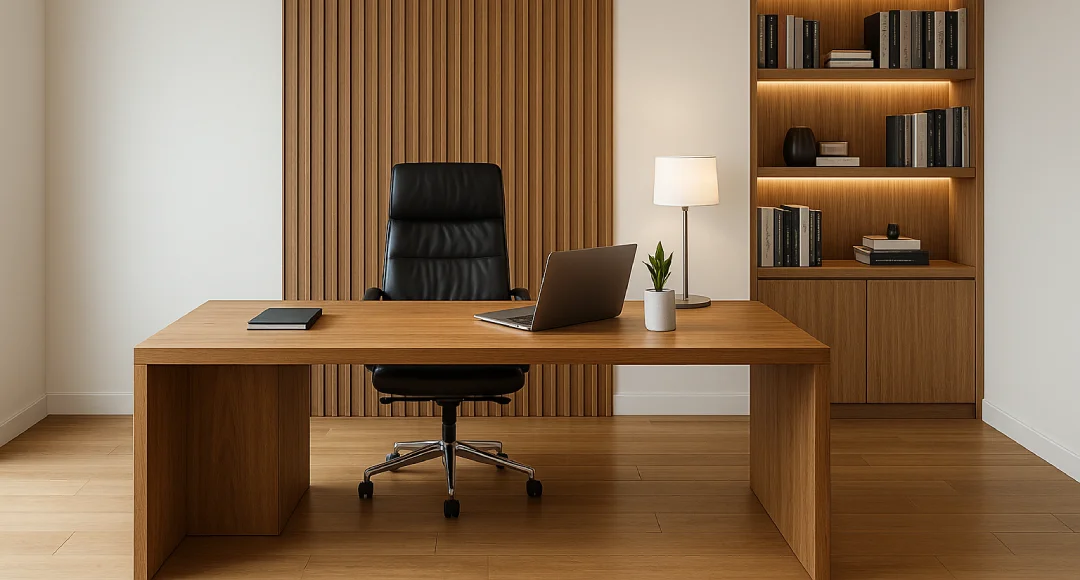 10+ Desain Ruang Kerja Direktur Gaya Minimalist, Tampilan Semakin Elegan