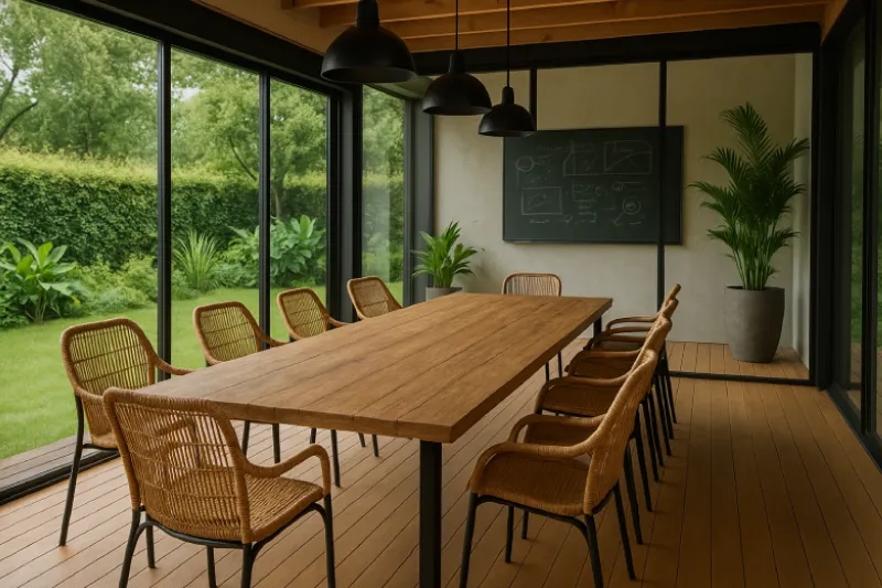 inspirasi desain ruang rapat milenial Layar LED Stylish