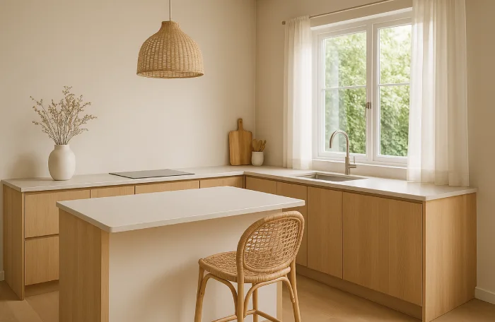 dapur minimalis ukuran 4x6 Vibes Cafe Japandi