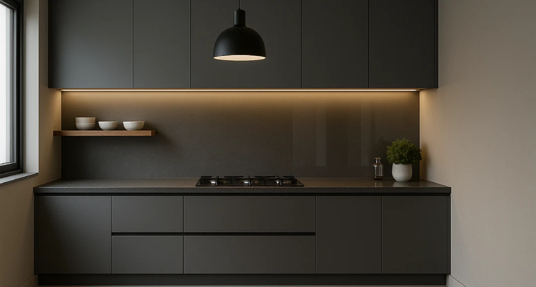 10 Inspirasi Terbaru Desain Dapur Minimalist dengan Kompor Tanam 1-3 Tungku