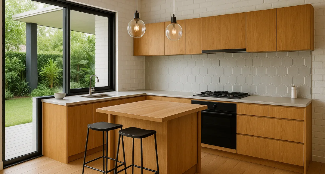 desain dapur minimalis terbuka aesthetic