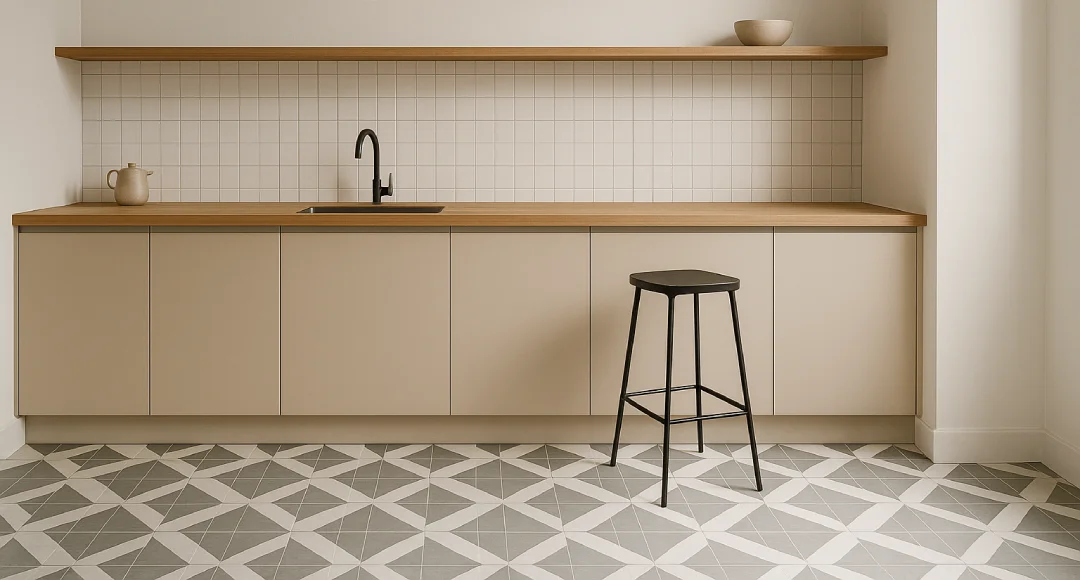 10 Motif Keramik Lantai Dapur Minimalis, Bikin Makin Estetik dan Nggak Monoton!