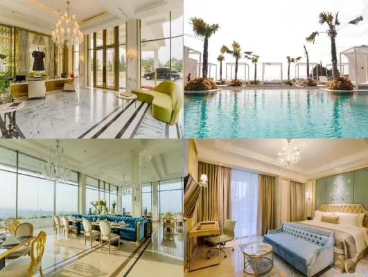 Hotel kamar tidur romantis bandung Art Deco Luxury Hotel & Residence