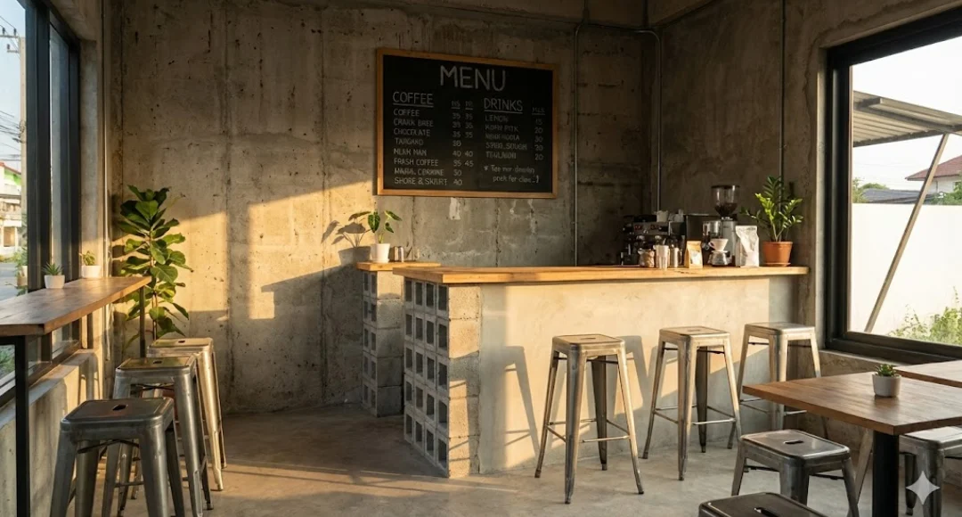 10 Inspirasi Desain Cafe Minimalis Low Budget, Tampilan Tetap Instagramable
