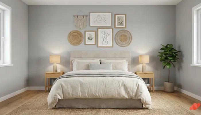 Kamar tidur scandinavian