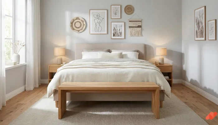 Kamar tidur scandinavian