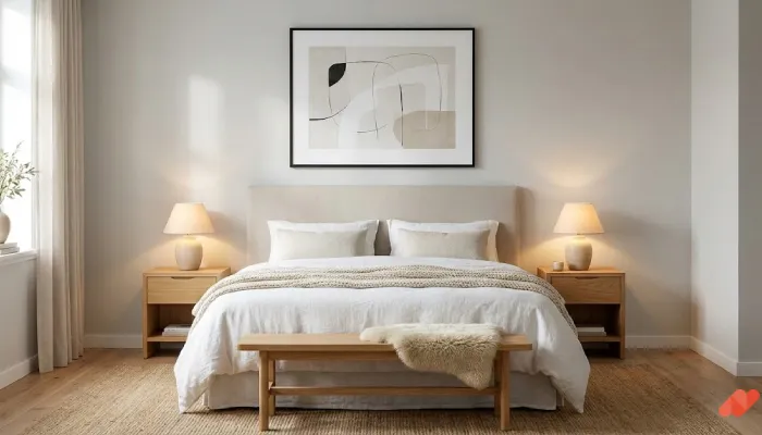 Kamar tidur scandinavian