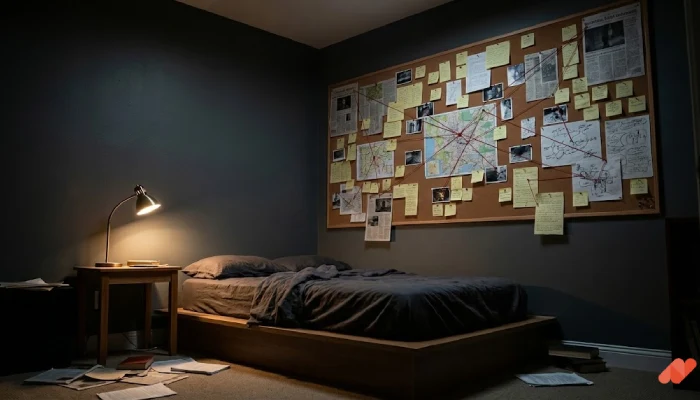 desian kamar tidur tema Stranger Things