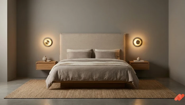 4Lampu kamar tidur Lampu Dinding