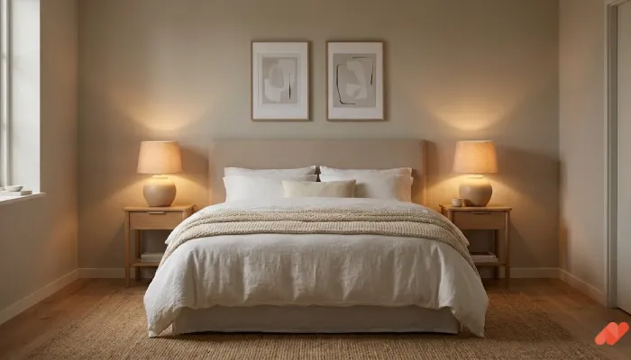 Kamar tidur scandinavian