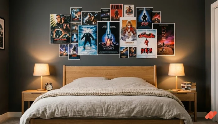 desian kamar tidur tema Stranger Things