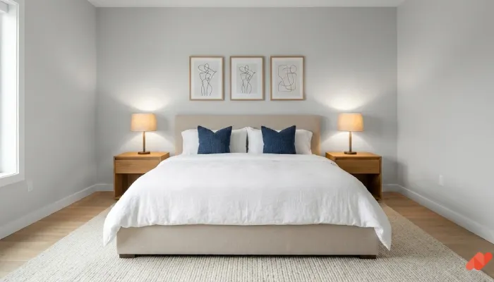 Kamar tidur scandinavian