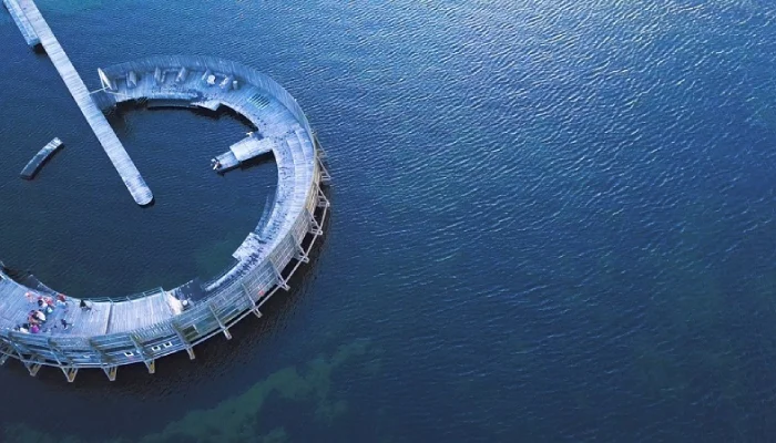 Dermaga Cantik dan Fotogenic Kastrup Pier, Denmark