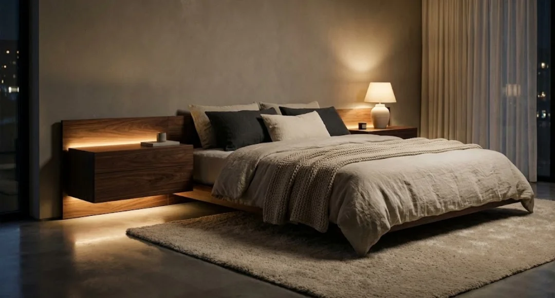 8 Inspirasi Desain Lampu LED Kamar Tidur yang Ciptakan Suasana Cozy