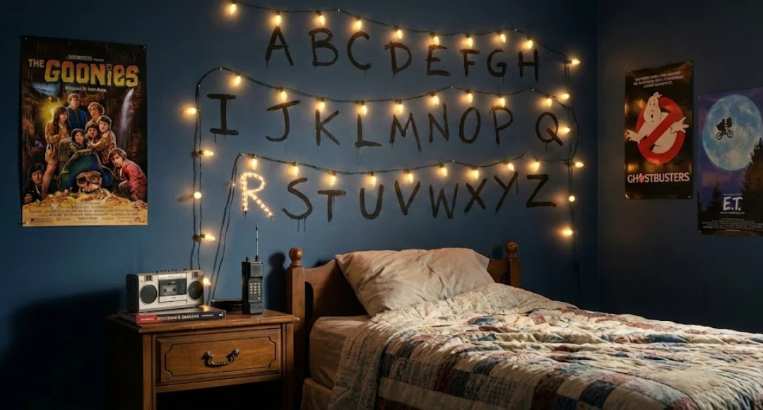 9 Desain Kamar Tidur Stranger Things, Tema Nostalgia 80-an